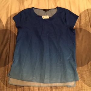 The Limited blue medium blouse